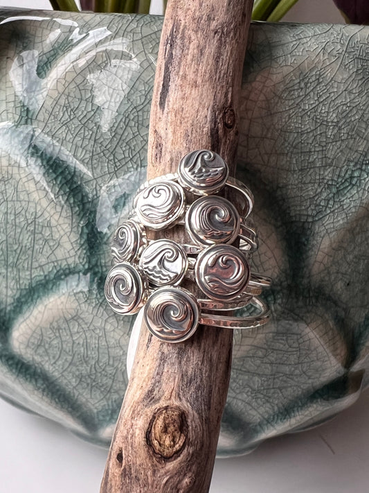 Wave Ring, Made To Order